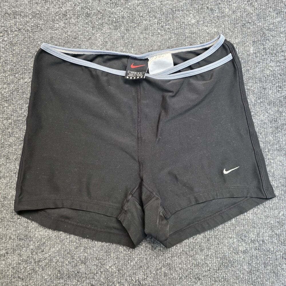 Vintage Nike Alpha Project Y2K Women’s Sz M Athletic Compression Shorts Swoosh
